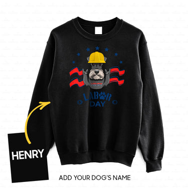 Personalized Dog Gift Idea - Rocking Labor Day For Dog Lovers - Standard Crew Neck Sweatshirt